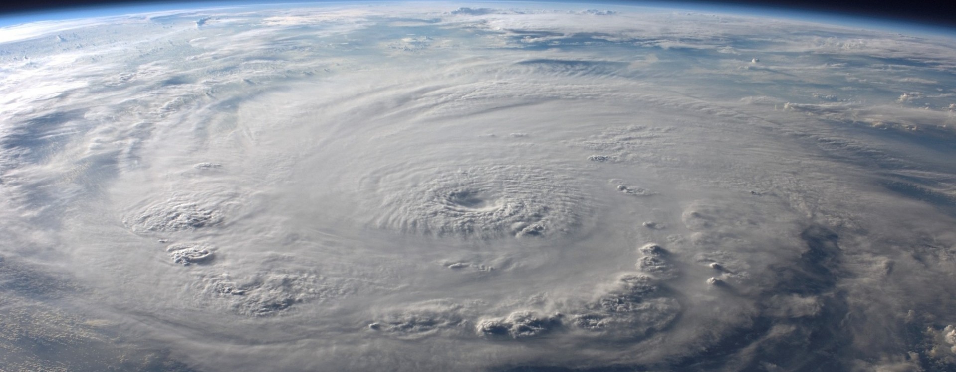 Satellite image of a tropical cyclone